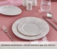 Karaca Square Bone Flava 24 Parça 6 Kişilik Yemek Takımı