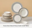 Karaca Forever Bone Globe 24 Parça 6 Kişilik Yemek Takımı