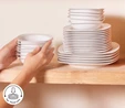 Karaca Square Bone Deren 60 Parça 12 Kişilik Yemek Takımı