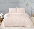 Karaca Home Aura Pudra Dantelli %100 Pamuk Private Çift Kişilik Pike Set