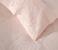 Karaca Home Aura Pudra Dantelli %100 Pamuk Private Çift Kişilik Pike Set