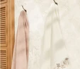 Karaca Home Flora Nakışlı Banyo/Yüz Havlusu Hamam Seti Bej 