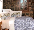 Karaca Home Teodora Mavi Çift Kişilik %100 Pamuk Nevresim Takımı