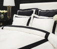 Karaca Home White Collection Porto Siyah Çift Kişilik Percale Nevresim Takımı