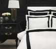 Karaca Home White Collection Porto Siyah Çift Kişilik Percale Nevresim Takımı