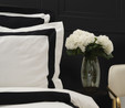 Karaca Home White Collection Porto Siyah Çift Kişilik Percale Nevresim Takımı