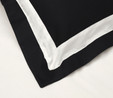 Karaca Home White Collection Porto Siyah Çift Kişilik Percale Nevresim Takımı
