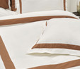 Karaca Home White Collection Porto Çift Kişilik Percale Nevresim Takımı Gold