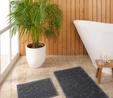 Karaca Home Kelly Flower Antrasit Paspas Set