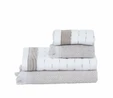 Karaca Home Pastoral Off White Bej %100 Pamuk 4lü Havlu Set