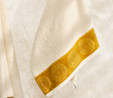 Karaca Home Minka Sonil %100 Pamuk Banyo/Yüz Havlusu Hamam Seti Off White Gold