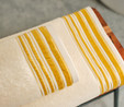 Karaca Home Minka Sonil %100 Pamuk Banyo/Yüz Havlusu Hamam Seti Off White Gold