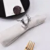 Karaca Home Deer Silver 2'li Peçete Yüzüğü