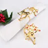 Karaca Home Flowery Deer Gold 2'li Peçete Yüzüğü 