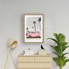 Karaca Home Pink Caravan Çerçeve Görünümlü Tablo