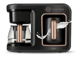 Karaca Hatır Plus 5 in 1 Essential Közde ve Sütlü Türk Kahvesi ve Filtre Kahve Makinesi Black Copper
