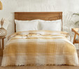 Karaca Home Flow Ekose Çift Kişilik Waffle Pike 200x230 cm Hardal