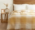 Karaca Home Flow Ekose Çift Kişilik Waffle Pike 200x230 cm Hardal