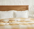 Karaca Home Flow Ekose Çift Kişilik Waffle Pike 200x230 cm Hardal