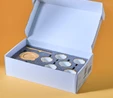 Karaca Bambu Tepsili 6 Kişilik Renkli Kahve Fincan Takımı 90 ml