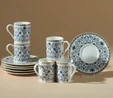 Karaca New Delft Blue 6 Kişilik Kahve Fincan Takımı 100 ml