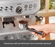 Karaca Coffee Art Barista Kahve Öğütücülü, Süt Köpürtücülü, 15 Bar Basınçlı Espresso, Latte, Cappuccino, Americano Makinesi Silver 2L 1450W