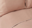 Karaca Home Lori Pudra Offwhite Biyeli %100 Pamuk Saten Çift Kişilik Nevresim Takımı