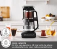 Karaca Çaysever Robotea Pro Connect 4 in 1 Konuşan Cam Çay Makinesi Silver