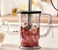 Karaca Mastermaid Prosteel Uzun Blender Ayaklı 6 Bıçaklı Cam Mutfak Robotu 2500W Imperial Red