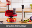 Karaca Mastermaid Prosteel Uzun Blender Ayaklı 6 Bıçaklı Cam Mutfak Robotu 2500W Imperial Red