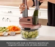 Karaca Mastermaid Prosteel Uzun Blender Ayaklı 6 Bıçaklı Cam Mutfak Robotu 2500W Rosegold