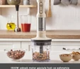 Karaca Mastermaid Prosteel Blender Seti Soft Cream-Inox 1500W