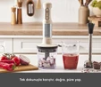 Karaca Mastermaid Prosteel Blender Seti Soft Cream-Inox 1500W