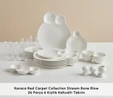 Karaca Red Carpet Collection Stream Bone Blow 26 Parça 6 Kişilik Kahvaltı Takımı