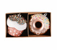 Karaca Home New Year Yılbaşı Donut Cupcake 2 Parça Ağaç Süsü Seti