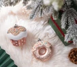 Karaca Home New Year Yılbaşı Donut Cupcake 2 Parça Ağaç Süsü Seti