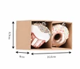 Karaca Home New Year Yılbaşı Donut Cupcake 2 Parça Ağaç Süsü Seti