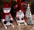 Karaca Home New Year Velvet Snowman With Slide 