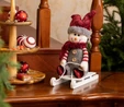 Karaca Home New Year Velvet Snowman With Slide 