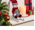 Karaca Home New Year Velvet Snowman With Slide 