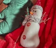 Karaca Home New Year Velvet Snowman 