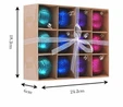 Karaca Home New Year Colorful Ağaç Süsü Seti 12 Parça 6 cm