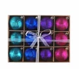 Karaca Home New Year Colorful Ağaç Süsü Seti 12 Parça 6 cm