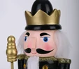 Karaca Home New Year Yılbaşı Nutcracker With Gold Hat 25 cm