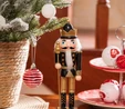 Karaca Home New Year Yılbaşı Nutcracker With Gold Hat 25 cm