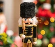 Karaca Home New Year Yılbaşı Nutcracker With Black Hat 25 cm