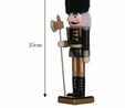 Karaca Home New Year Yılbaşı Nutcracker With Black Hat 25 cm