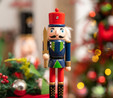 Karaca Home New Year Yılbaşı Nutcracker With Red Hat 25 Cm