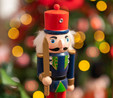 Karaca Home New Year Yılbaşı Nutcracker With Red Hat 25 Cm