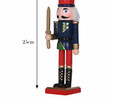 Karaca Home New Year Yılbaşı Nutcracker With Red Hat 25 Cm